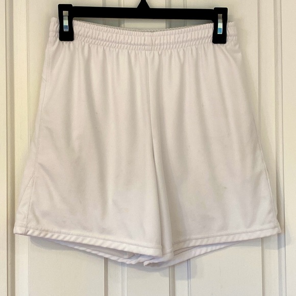 Mens High Five White Moisture Wicking Lightweight Soccer Sport Shorts drawstring - Picture 9 of 9